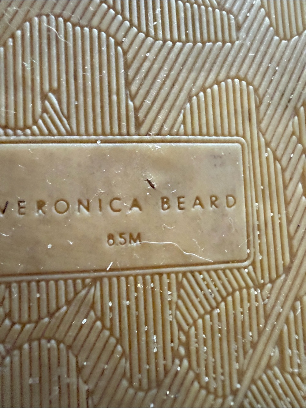 Veronica Beard Dresdyn Platform Slide Sandal Mock Croc White Size 8.5 - Picture 7 of 10